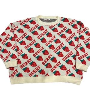 Cute strawberry sweater
